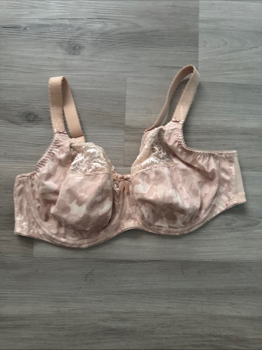 Nude Lace-Trim Full Coverage Bra - Women Intimates